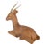 Ceramic Deer With Brass Horns For Sale - Image 9 of 10