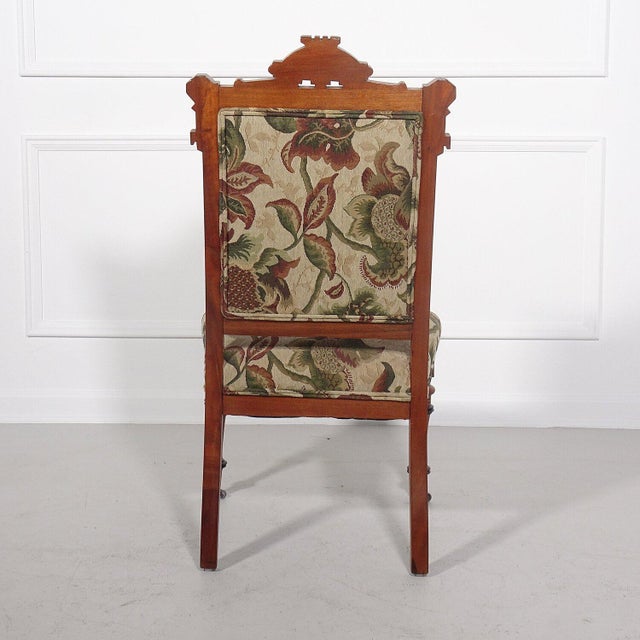 Eastern Influenced Victorian Side Chair For Sale In Tampa - Image 6 of 8