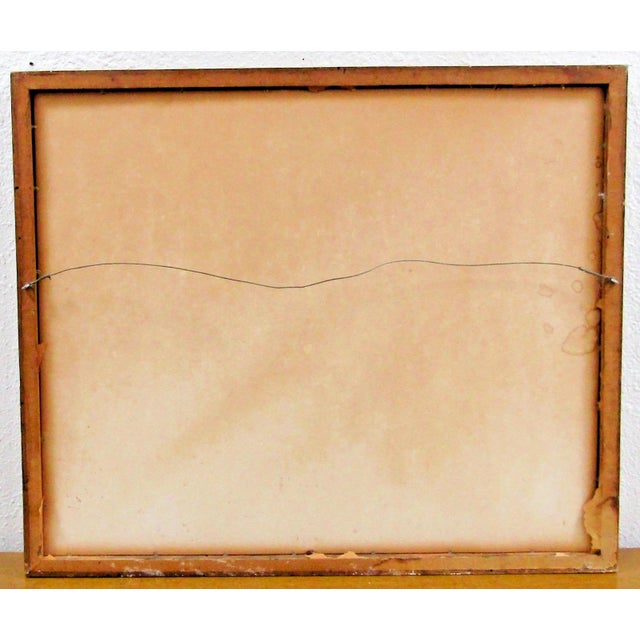 1970s Jonas Gerard Limited Edition Color Print Gouache Street Scene in Jerusalem 1/115 For Sale - Image 9 of 9