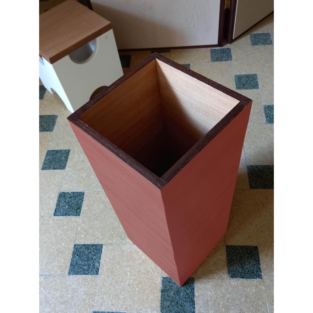 Contemporary Plinto Rosso Umbrella Stand by Pietro Meccani for Meccani Design For Sale - Image 3 of 6