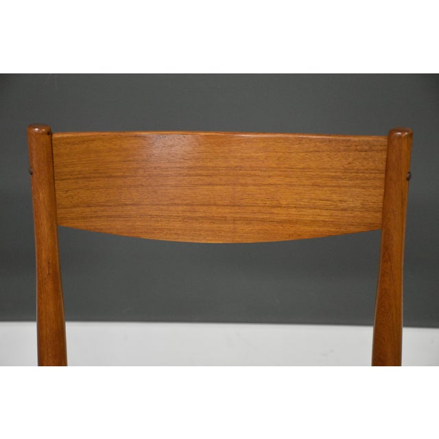 1970s 1970s Danish Modern Teak Dining Chairs by Poul Volther - Set of 4 For Sale - Image 5 of 10