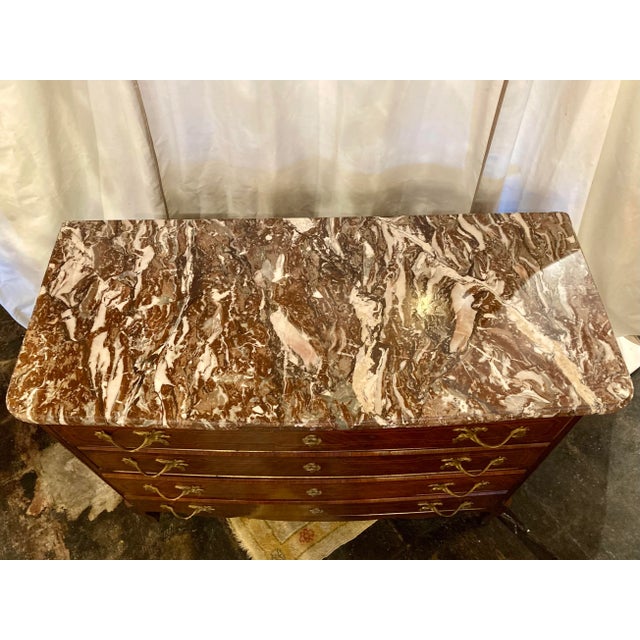 Late 19th Century French 4 Drawer Commode For Sale - Image 5 of 9