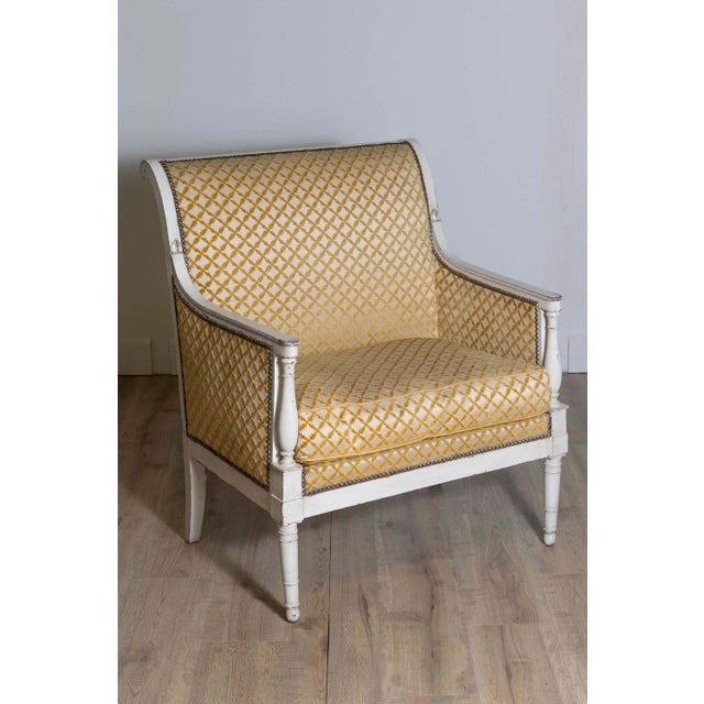 19th Century French 19th Century Pair of Marquise Chairs Circa 1890 For Sale - Image 5 of 11