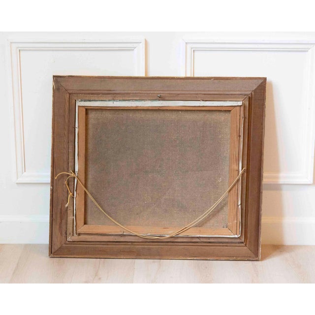 Wood Mid 20th Century H. Gouter, Montmartre au Printemps, Place du Tertre and Sacré-Cœur, Paris For Sale - Image 7 of 8