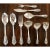 Metal Grande Baroque 124 Pc. Dinner Sterling Wallace Silverware Set For Sale - Image 7 of 10