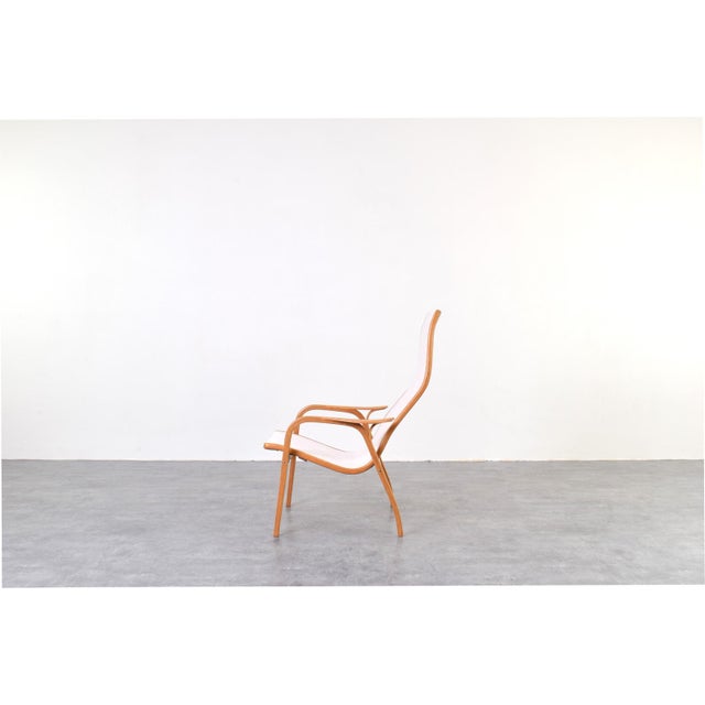 Yngve Ekström Mid-Century Modern Lamino Easy Chair by Yngve Ekström for Swedese, 1950s For Sale - Image 4 of 12