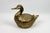 Hollywood Regency Gilt Metal Duck-Shaped Ice Bucket with Hinged Lid and White Lacquered Compartment by Mauro Manetti, 1970s For Sale - Image 18 of 18