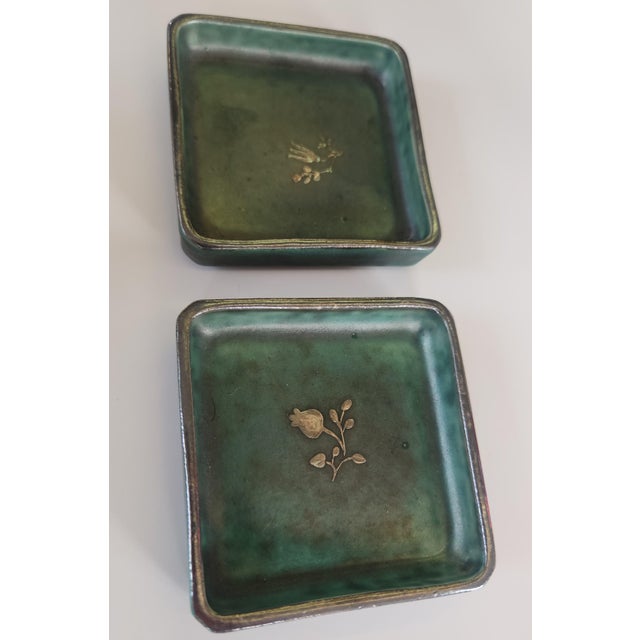 1930s 1930s Argenta Stoneware: Trays by Wilhelm Kåge, Sweden- Set of 4 For Sale - Image 5 of 13