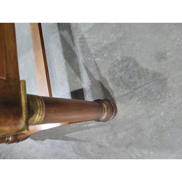 Empire Style Desk in Mahogany For Sale - Image 12 of 13
