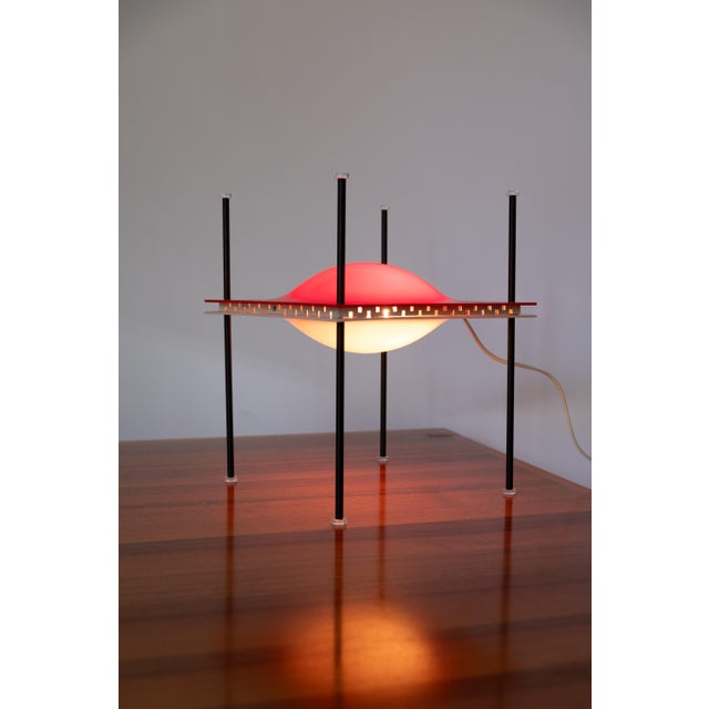 Metal Model 12639 Palafitta Lamp by Ettore Sottsass for Arredoluce, 1950s For Sale - Image 7 of 15