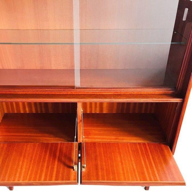 Brown Mid-Century Danish Teak Display Cabinet, 1960s For Sale - Image 8 of 12