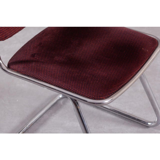 Vintage Tubular Steel Dining Chair, Italy, 1970s For Sale - Image 9 of 11