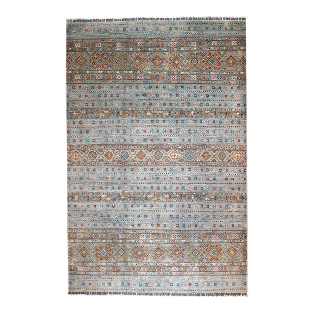 Contemporary Gabbeh Rug 6'10'' X 10'5'' For Sale