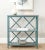 2 Tier Open Bookcase in Slate Teal For Sale - Image 4 of 5