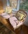 Textile A Pair of Custom Scalamandre Botanical Pillows in Honey Mustard and Chocolate Brown For Sale - Image 7 of 11