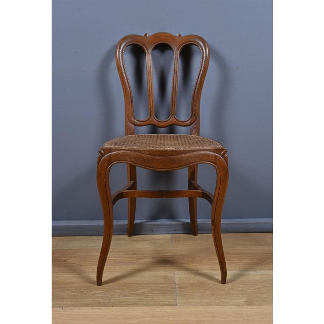 Louis XV Oak Chairs, 1800s, Set of 4 For Sale - Image 12 of 17