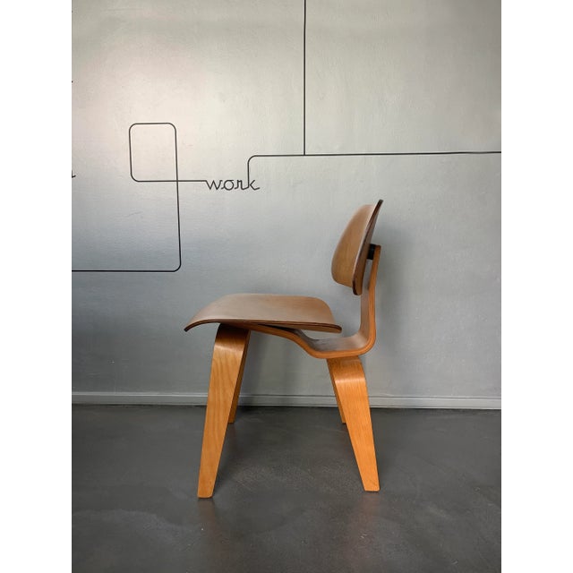1950s DCW Dining Chair in Wood by Charles & Ray Eames for Herman Miller, 1950s For Sale - Image 5 of 16