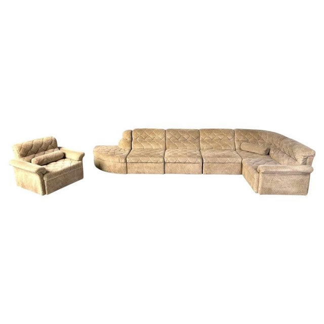 Vintage Modular Sofa by Laauser, 1970s, Set of 7 For Sale - Image 11 of 11