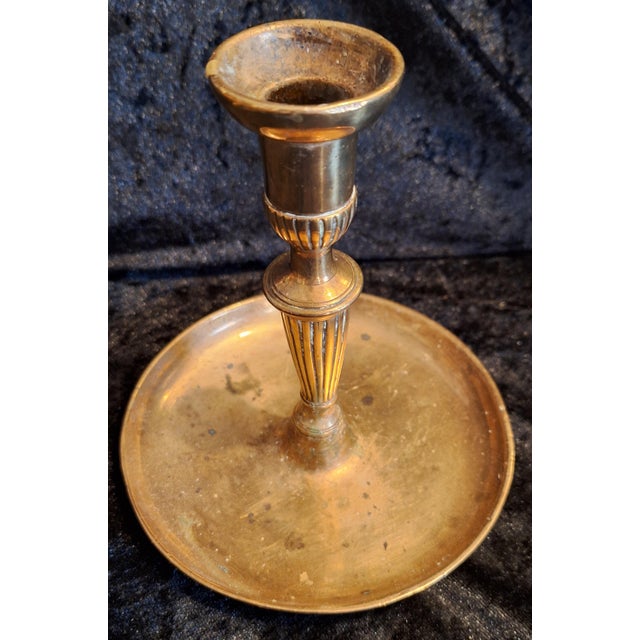 Antique Bronze Candlestick, 1790, in Very Good conditions. Designed before 1890