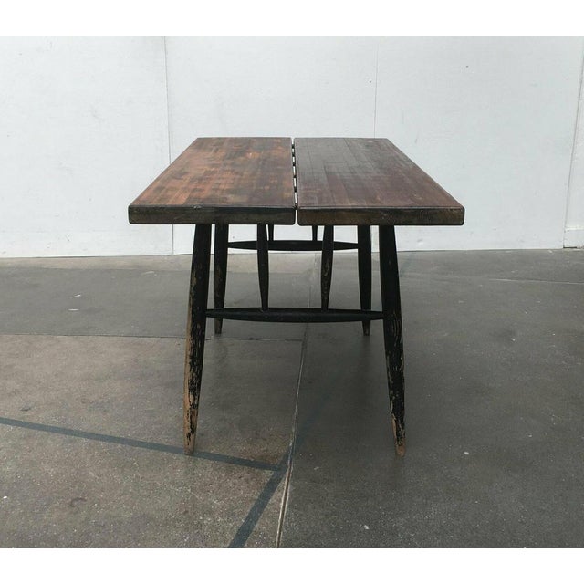 Wood Mid-Century Early Pirkka Dining Table by Ilmari Tapiovaara for Laukaan Puu, 1960s For Sale - Image 7 of 18