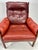 Animal Skin Pair of 1970’s Swedish Leather Lounge Chairs For Sale - Image 7 of 10