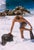 Hawaiian Scenes by Toni Frissell A diver prepares in the surf, Hawaii, 1957. (Photo by Toni Frissell) 20x16" inches /...