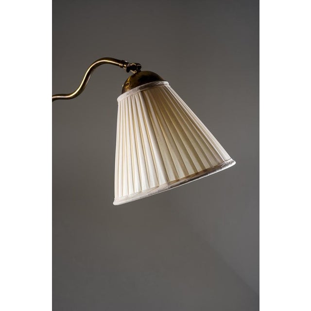 Swedish Modern Brass Floor Lamp, 1940s For Sale - Image 6 of 13