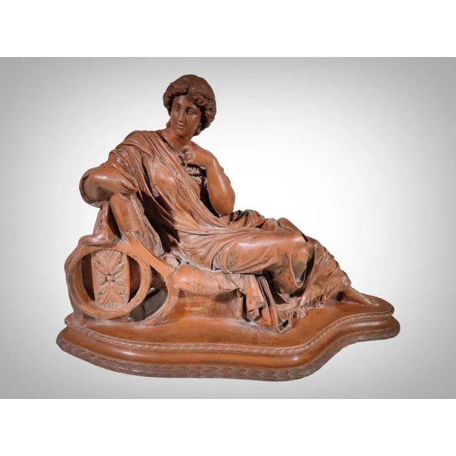 Large Antique Sculpture, 1880 For Sale - Image 10 of 13
