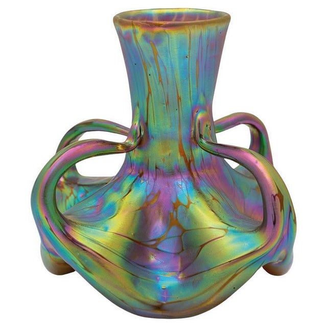 Art Nouveau Glass Vase PG 1/413 from Johann Loetz Witwe, Vienna, 1901 For Sale - Image 12 of 12