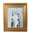 2020s Folk Art Kitten Cat Portrait Painting Including the Antiqued Gold Wood Frame For Sale - Image 5 of 5