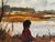 Poul Anders, Autumn River Landscape, 1960s, Oil on Canvas, Framed For Sale - Image 7 of 11