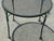 Mid 20th Century Mid 20th Century Woodard Wrought Iron Small Round Occasional Side Garden Patio Table Mesh Top For Sale - Image 5 of 12