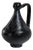 Mid 20th Century Hungary Black Ceramic Jar For Sale