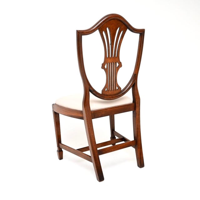 Vintage Shield Back Dining Chairs, 1930, Set of 8 For Sale - Image 9 of 12