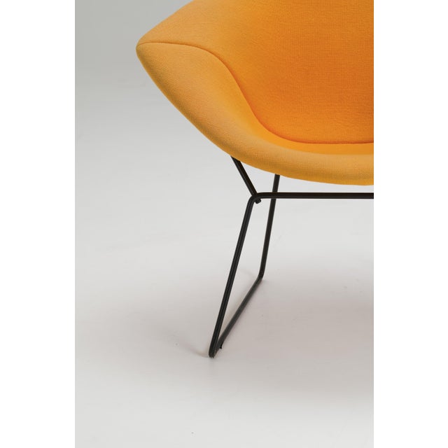 Diamond Chair in Yellow Upholstery by Harry Bertoia for Knoll International, 1950s For Sale - Image 10 of 18