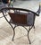 Metal Pair Maison Jansen Style Equestrian Curule Chairs with Gilt Horse Heads For Sale - Image 7 of 10