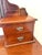 Silver Antique American Vanity Dressing Table Desk With Mirror For Sale - Image 8 of 18
