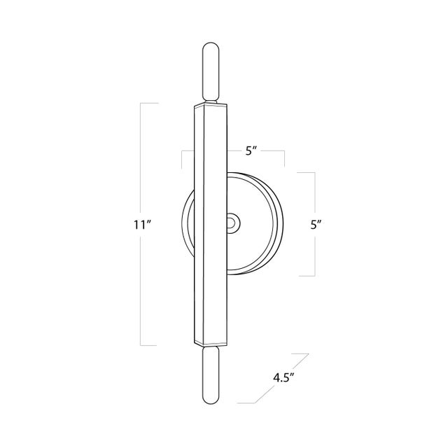 Regina Andrew Viper Sconce in Polished Nickel For Sale In Detroit - Image 6 of 7