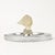 Metal Art Deco Goddess of Smoke Ashtray Circa 1930's For Sale - Image 7 of 11