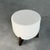 TOTEMO Architectural Stool in Ivory Dedar Bouclé and Mahogany from FORME, 2026 For Sale - Image 6 of 15