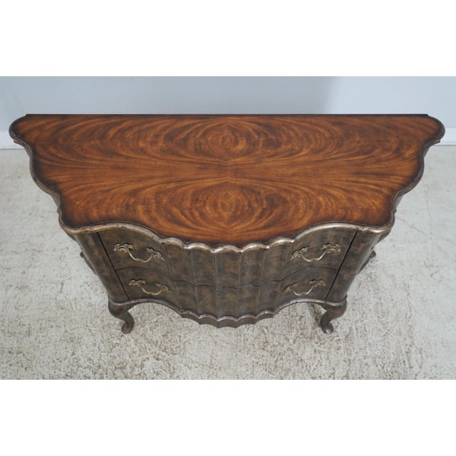 Theodore Alexander Decorator Silver Finish Server Cabinet For Sale In Philadelphia - Image 6 of 11