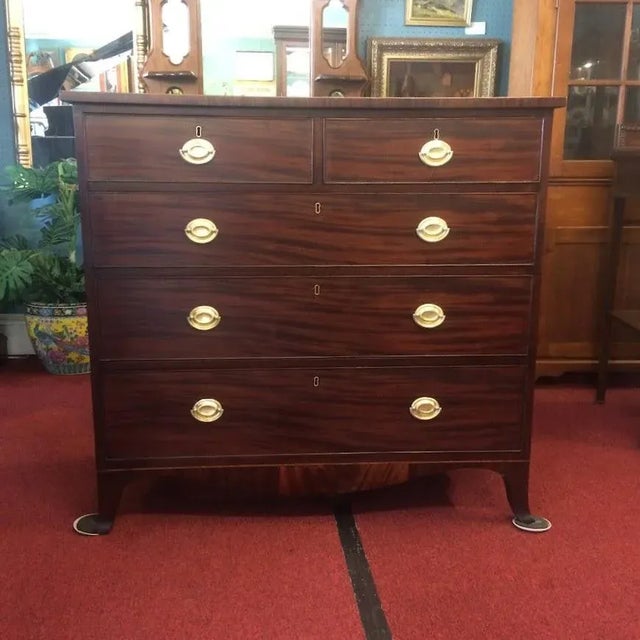 Item: Antique Chest of Drawers in Mahogany. Age & Condition: Circa 1840, refinished and restored. Very nice condition with...