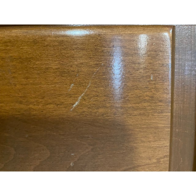 Brown Vintage Ethan Allen Heirloom Nutmeg (Solid Maple) Writing Desk For Sale - Image 8 of 8