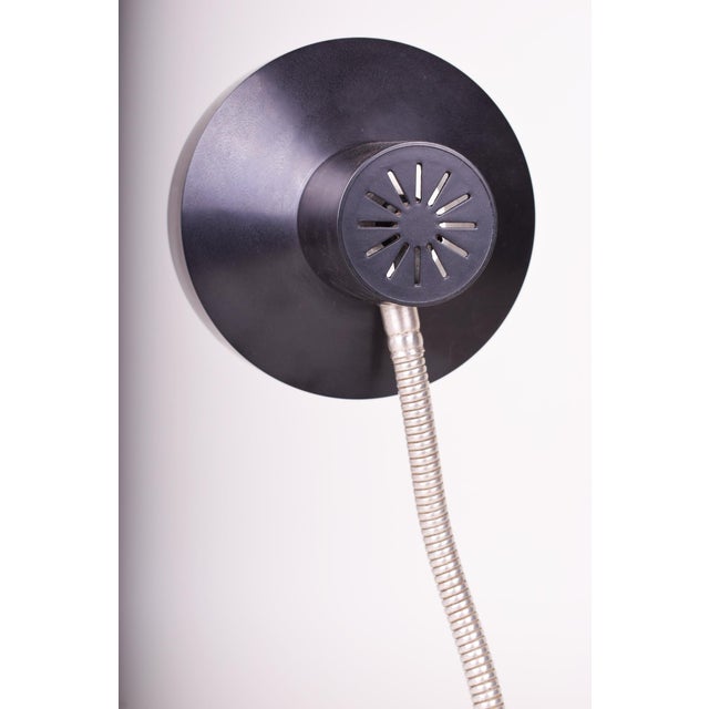 Mid-Century Table Lamp in Chrome and Aluminium by Napako, Czech, 1970s For Sale - Image 4 of 7