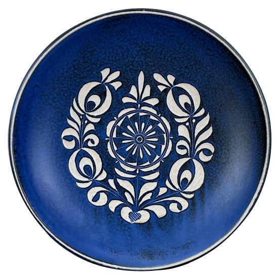 Mid-Century German Studio Pottery Wall Plate from Thoms Keramik, 1960s For Sale