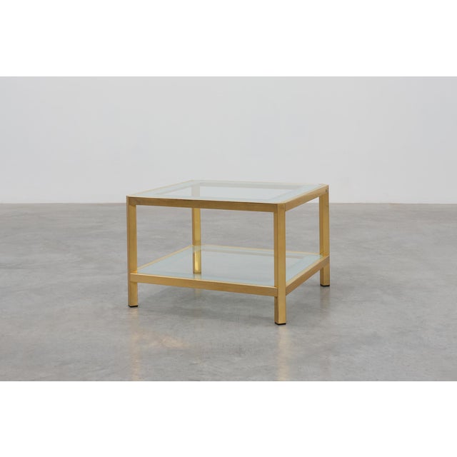 Mid‑Century Square Coffee Table from Fedam, Belgium, 1980s For Sale - Image 4 of 11