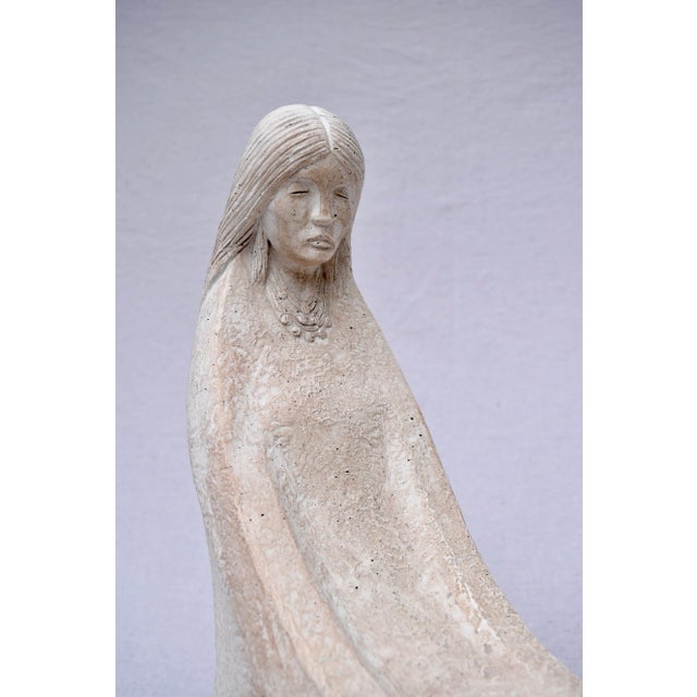 1980s Austin Productions Native American Woman & Child For Sale - Image 10 of 12