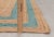 Turquoise Blue Double Border Rectangle Jute Handmade Rug 3'x5' Ft. For Sale - Image 11 of 13