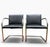 Set of 4 Mies Van Der Rohe Brno Tubular Chairs for Knoll — Chrome & Leather For Sale In Boston - Image 6 of 13