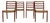 Vintage Danish Teak Dining Chairs No. 85 by Niels O. Møller from J.L. Møllers, 1970s, Set of 4 For Sale